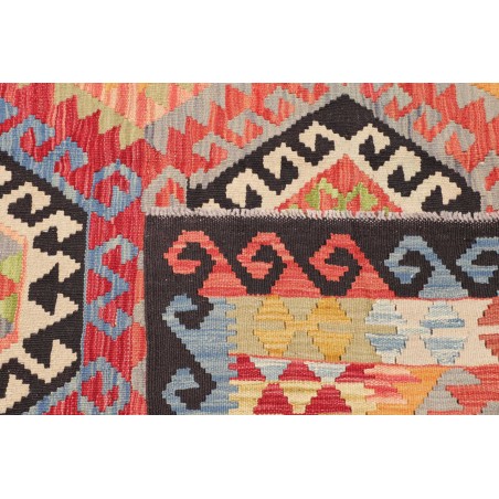 Tappeto Kilim Afghanistan marrone grigio 120x221