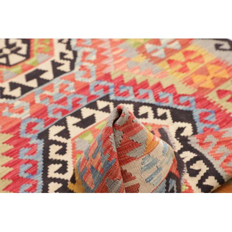 Tappeto Kilim Afghanistan marrone grigio 120x221