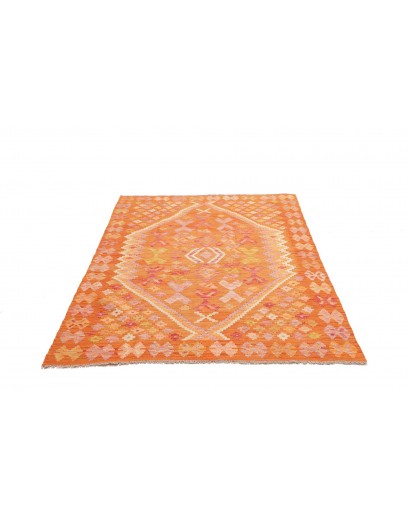Tappeto Kilim Afghanistan arancione 134x181