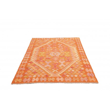 Tappeto Kilim Afghanistan arancione 134x181