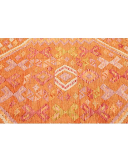 Tappeto Kilim Afghanistan arancione 134x181