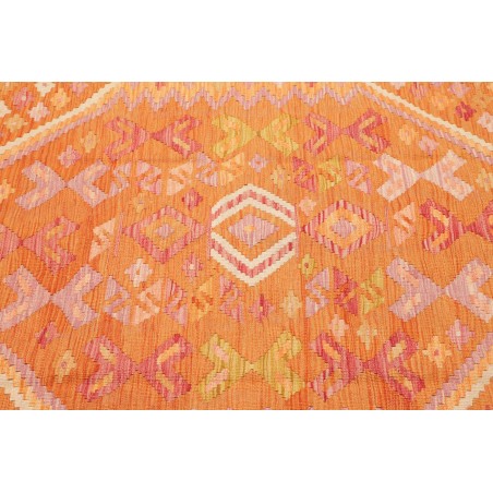 Tappeto Kilim Afghanistan arancione 134x181