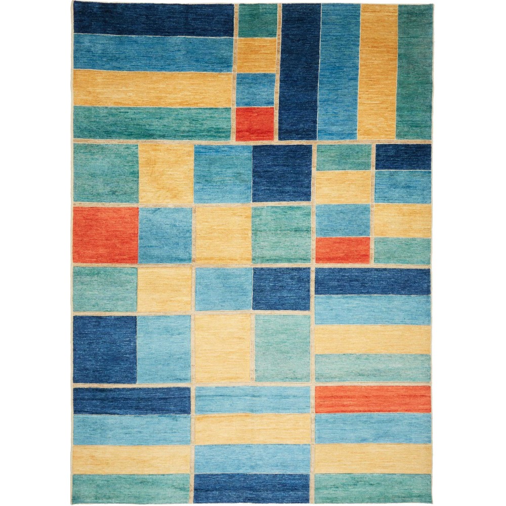 Tappeto Barjesta Pakistan blu grigio 202x280