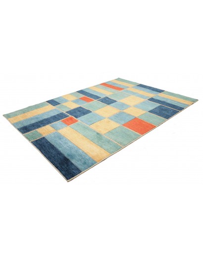 Tappeto Barjesta Pakistan blu grigio 202x280