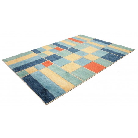 Tappeto Barjesta Pakistan blu grigio 202x280