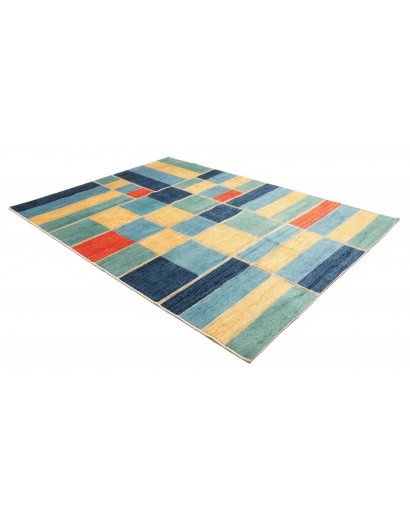 Tappeto Barjesta Pakistan blu grigio 202x280