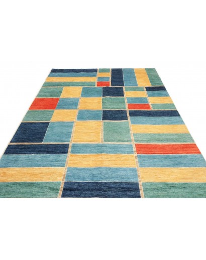 Tappeto Barjesta Pakistan blu grigio 202x280