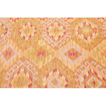 Tappeto Kilim Afghanistan marrone rosso 125x183