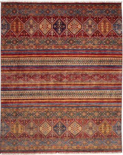 Tappeto Samarkand Pakistan marrone grigio 246x304