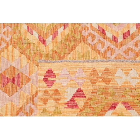 Tappeto Kilim Afghanistan marrone rosso 125x183