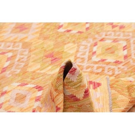 Tappeto Kilim Afghanistan marrone rosso 125x183