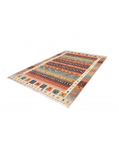 Tappeto Royal Gabbeh Pakistan marrone grigio 199x291