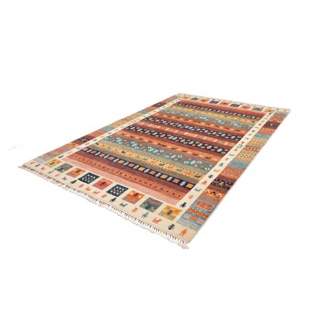 Tappeto Royal Gabbeh Pakistan marrone grigio 199x291