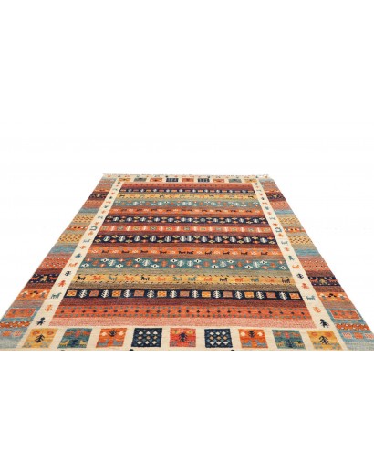 Tappeto Royal Gabbeh Pakistan marrone grigio 199x291