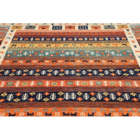 Tappeto Royal Gabbeh Pakistan marrone grigio 199x291