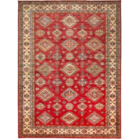 Tappeto Kazak Fine Pakistan marrone grigio 270x363