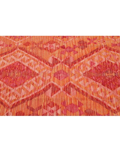 Tappeto Kilim Afghanistan rosso marrone 128x185