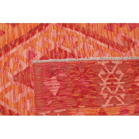 Tappeto Kilim Afghanistan rosso marrone 128x185
