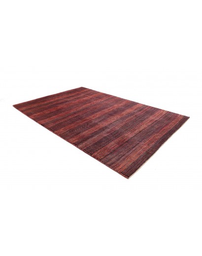 Tappeto Royal Gabbeh Pakistan grigio arancione 201x298
