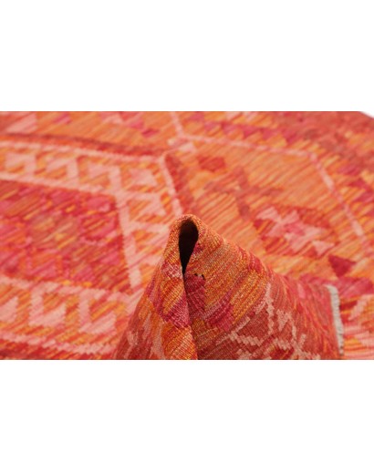 Tappeto Kilim Afghanistan rosso marrone 128x185