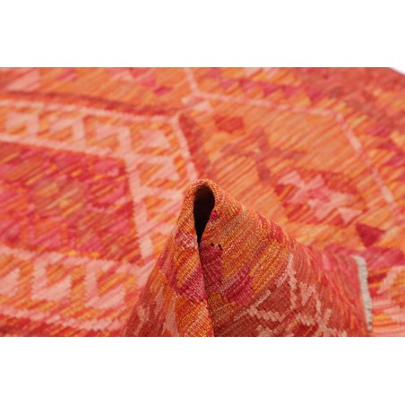 Tappeto Kilim Afghanistan rosso marrone 128x185