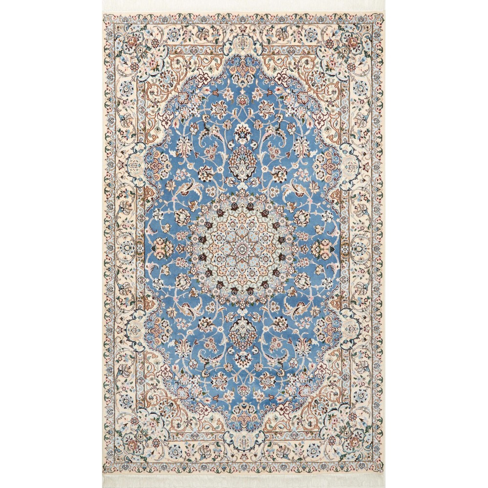 Tappeto Nain 9La Persia beige grigio 153x255 Tappeto Nain 9La Persia beige grigio 153x255