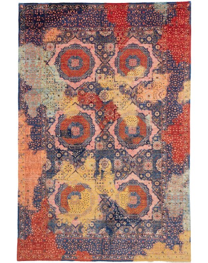 Tappeto Mamlouk Pakistan marrone grigio 200x299