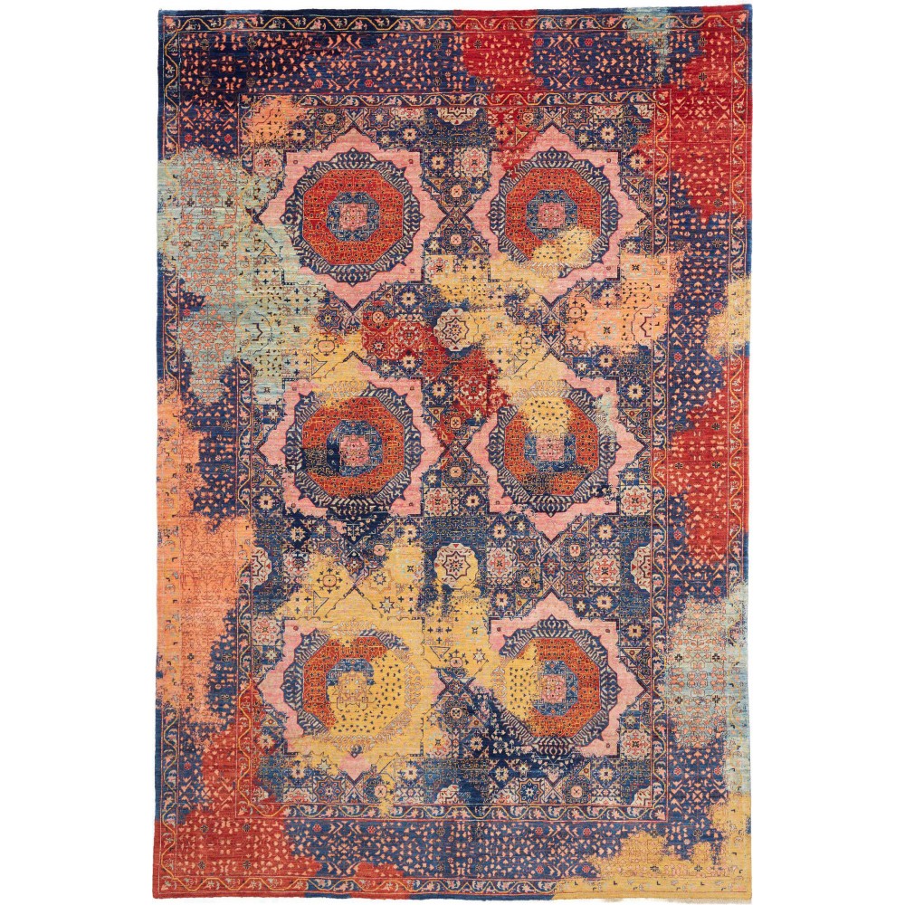 Tappeto Mamlouk Pakistan marrone grigio 200x299