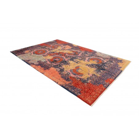 Tappeto Mamlouk Pakistan marrone grigio 200x299