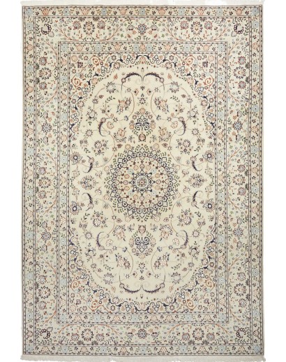 Tappeto Nain 9La Persia bianco 210x307