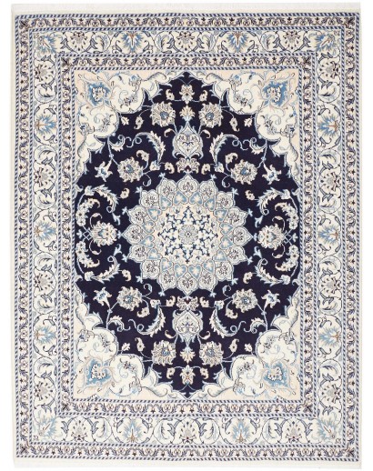 Tappeto Nain Kashmar Persia grigio 148x193
