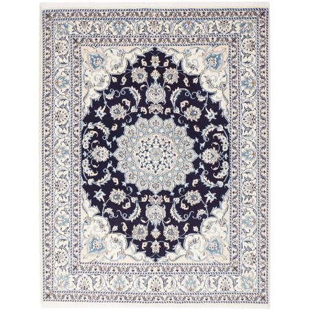 Tappeto Nain Kashmar Persia grigio 148x193