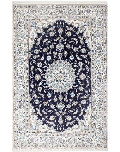 Tappeto Nain Kashmar Persia grigio 198x303