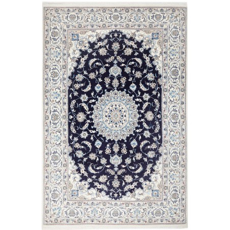 Tappeto Nain Kashmar Persia grigio 198x303