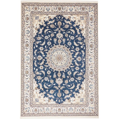 Tappeto Nain Kashmar Persia grigio 200x295