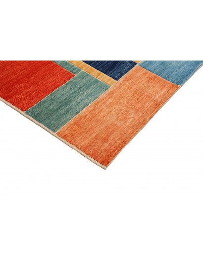 Tappeto Barjesta Pakistan arancione grigio 194x280