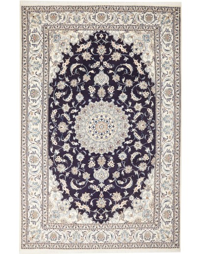 Tappeto Nain Kashmar Persia grigio 193x296