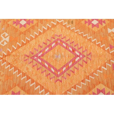 Tappeto Kilim Afghanistan marrone arancione 100x146
