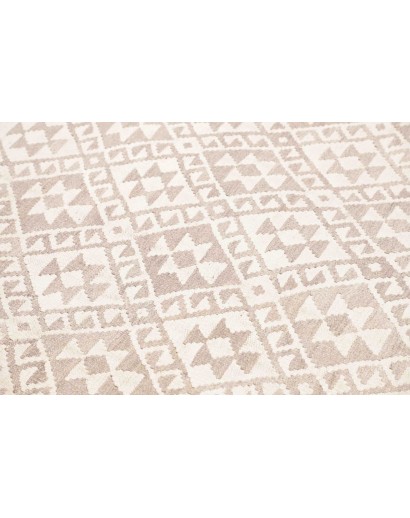 Tappeto Kilim Afghanistan bianco azzurro 205x302
