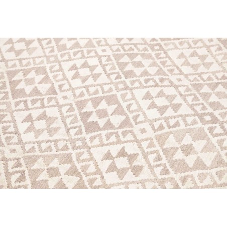 Tappeto Kilim Afghanistan bianco azzurro 205x302