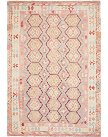 Tappeto Kilim Afghanistan giallo 203x295