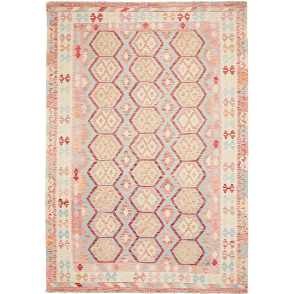 Tappeto Kilim Afghanistan giallo 203x295