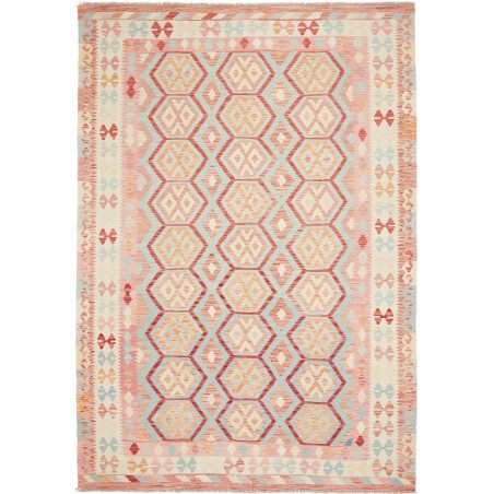 Tappeto Kilim Afghanistan giallo 203x295