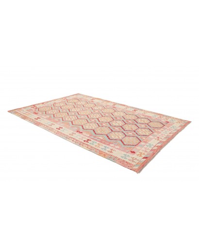 Tappeto Kilim Afghanistan giallo 203x295