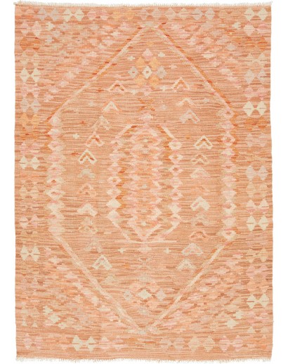 Tappeto Kilim Afghanistan marrone beige 105x143