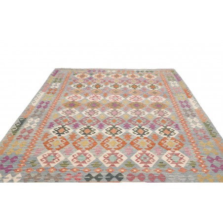 Tappeto Kilim Afghanistan azzurro 201x296
