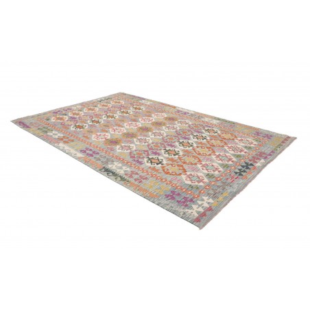 Tappeto Kilim Afghanistan azzurro 201x296