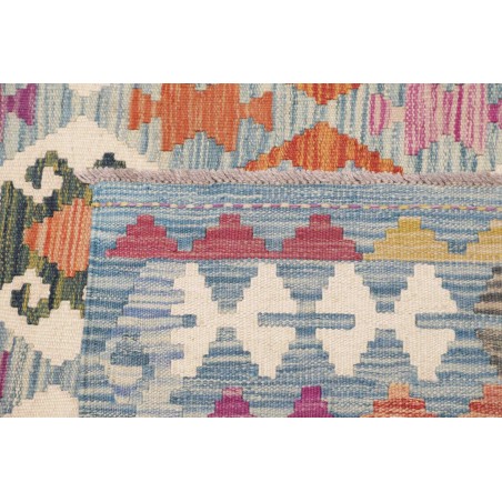 Tappeto Kilim Afghanistan azzurro 201x296