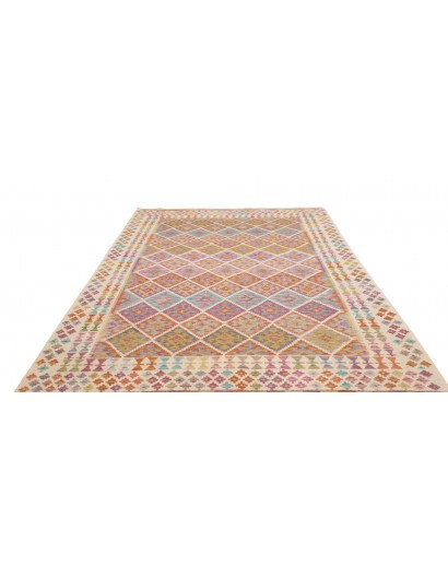 Tappeto Kilim Afghanistan marrone 201x296