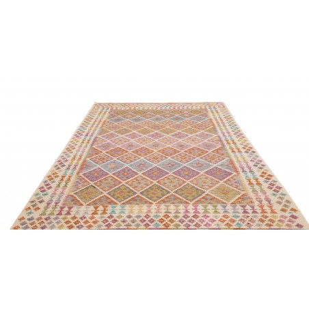 Tappeto Kilim Afghanistan marrone 201x296